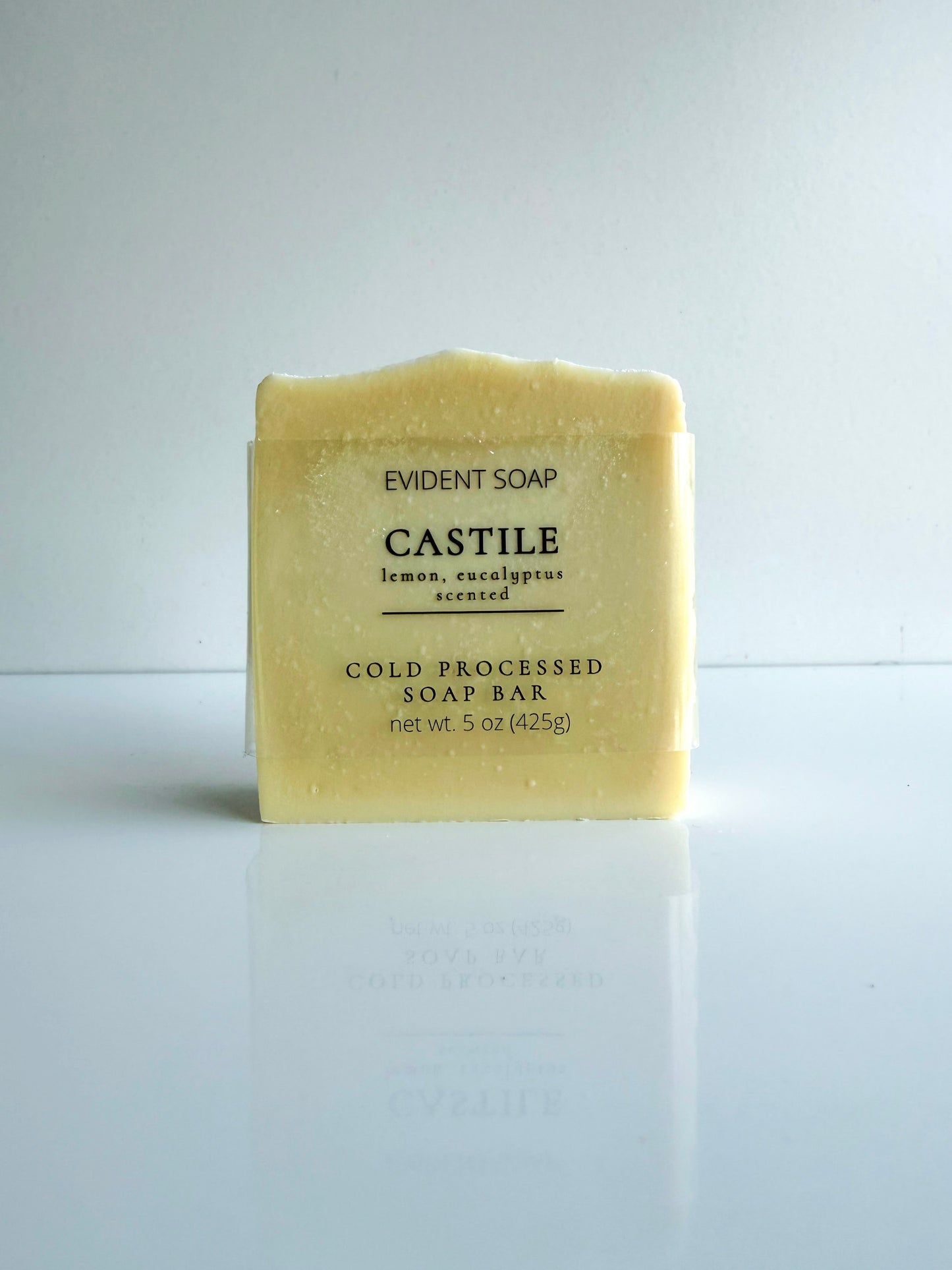Soap of the Month- Castile Soap, Lemon & Eucalyptus Scented - Evident Soap 