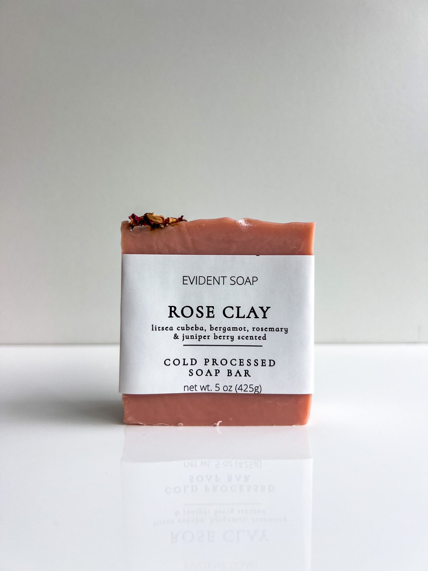 Rose Clay Soap - Evident Soap 