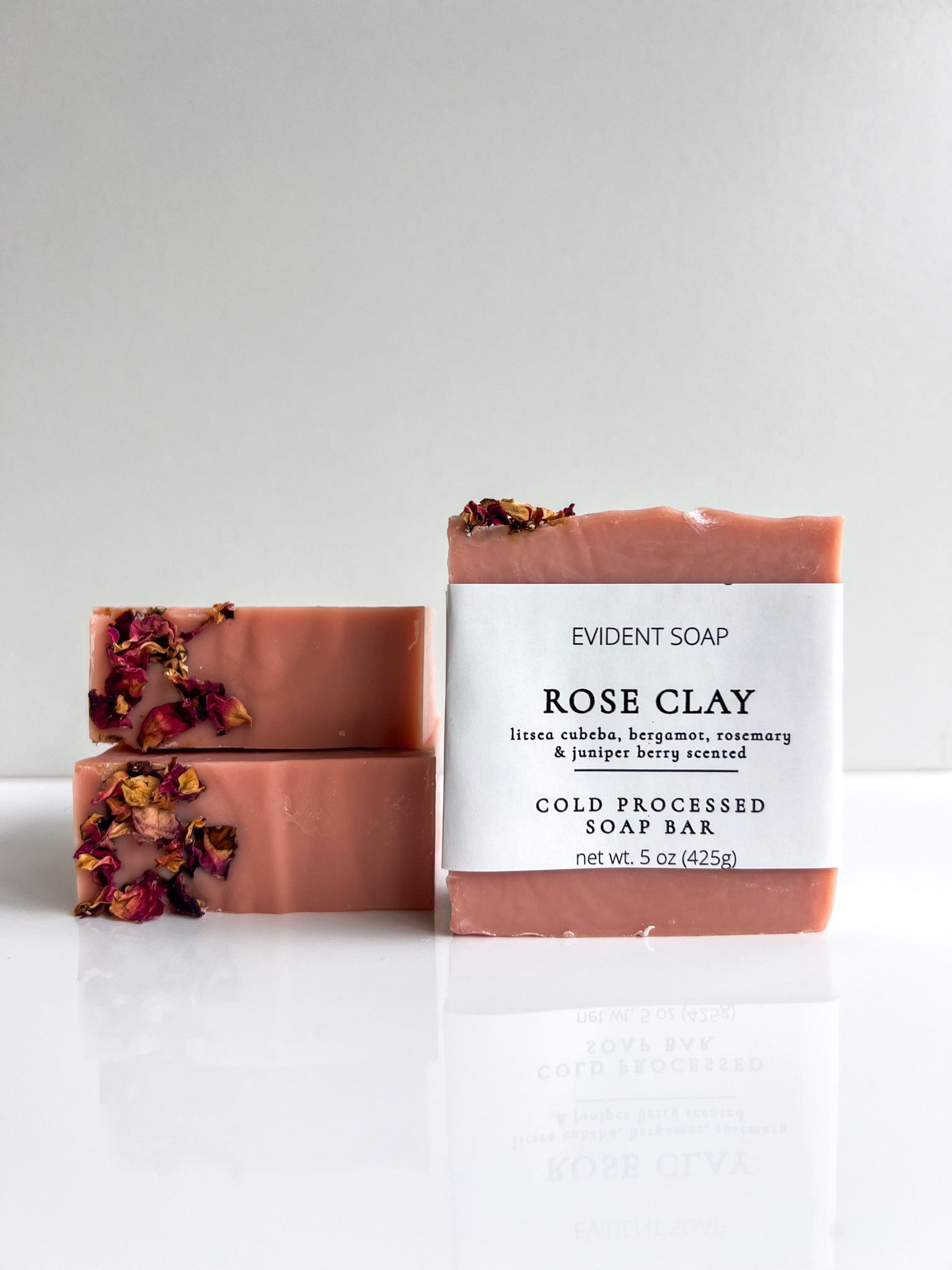 Rose Clay Soap - Evident Soap 