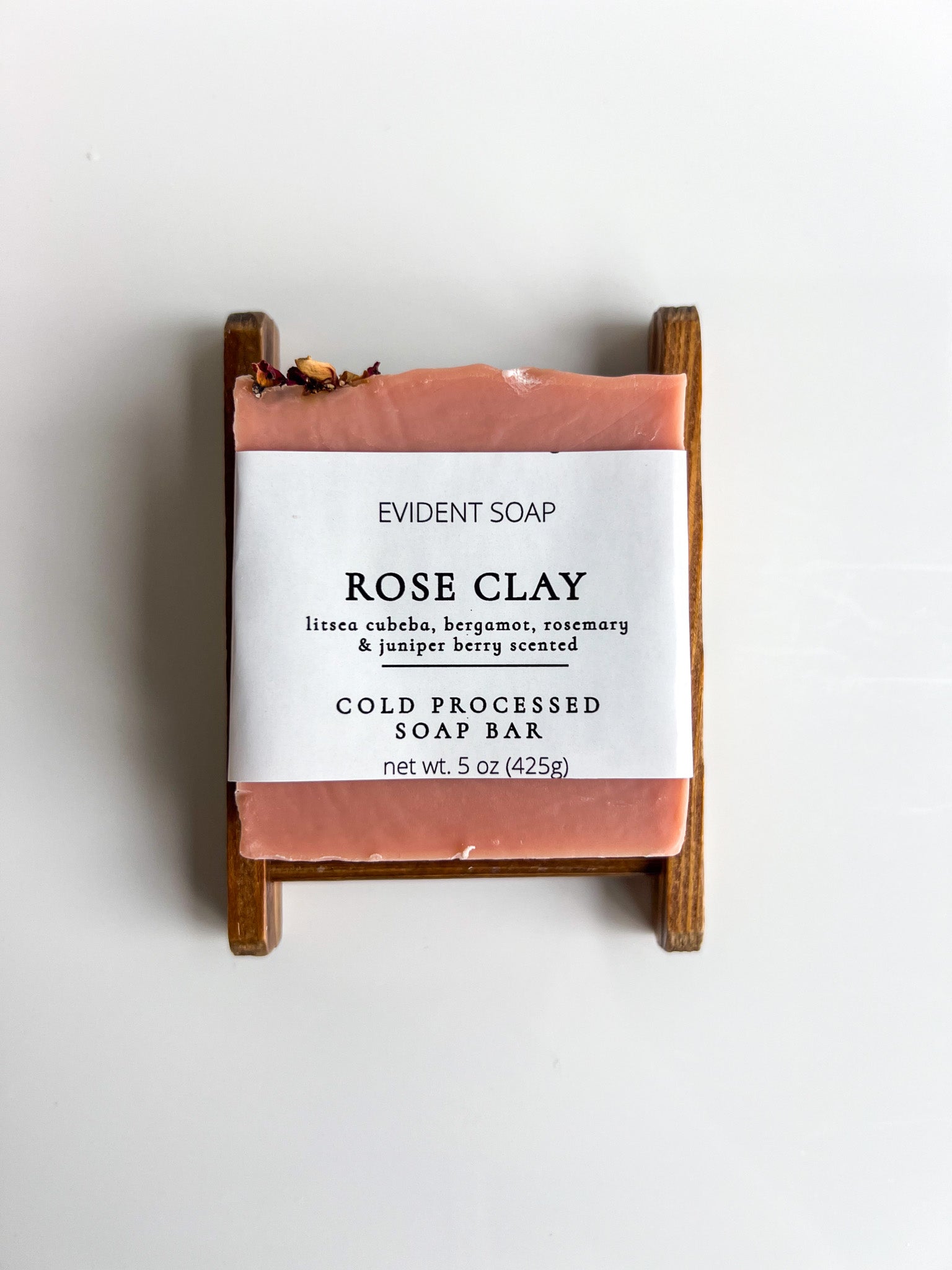 Rose Clay Soap - Evident Soap 