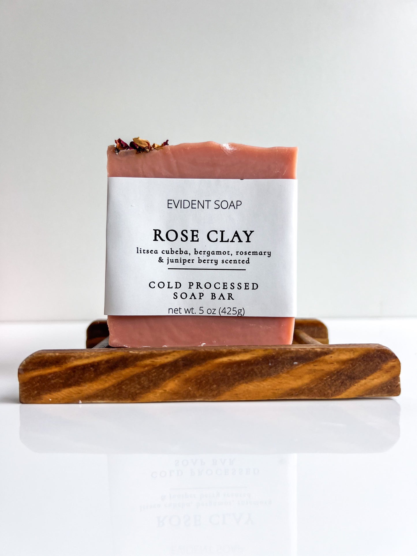 Rose Clay Soap - Evident Soap 