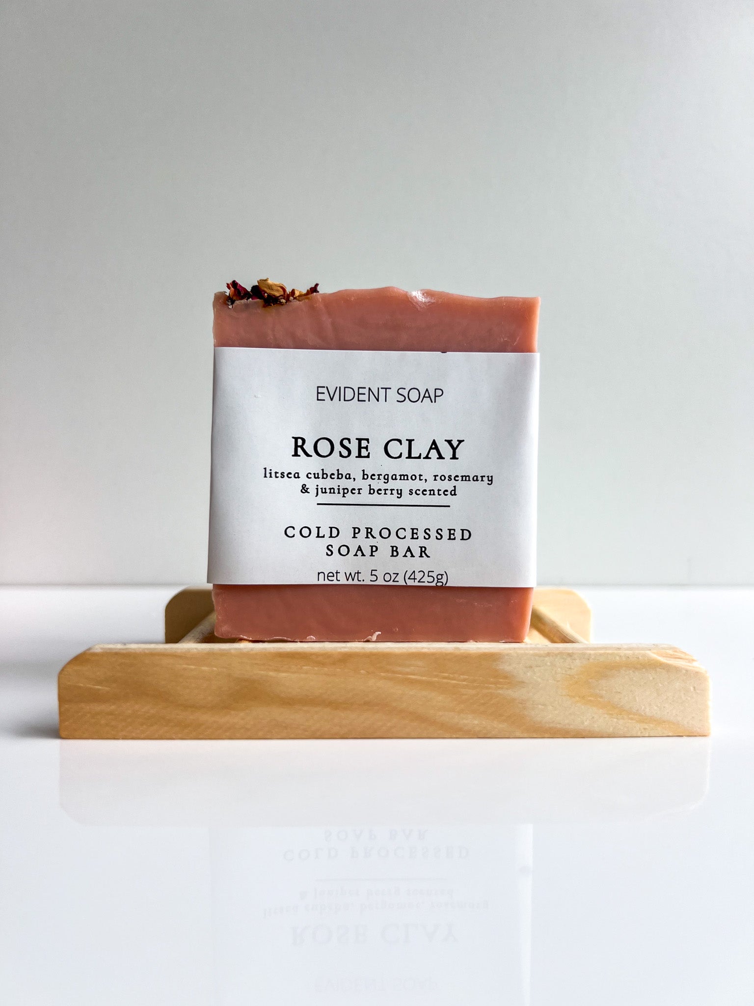 Rose Clay Soap - Evident Soap 