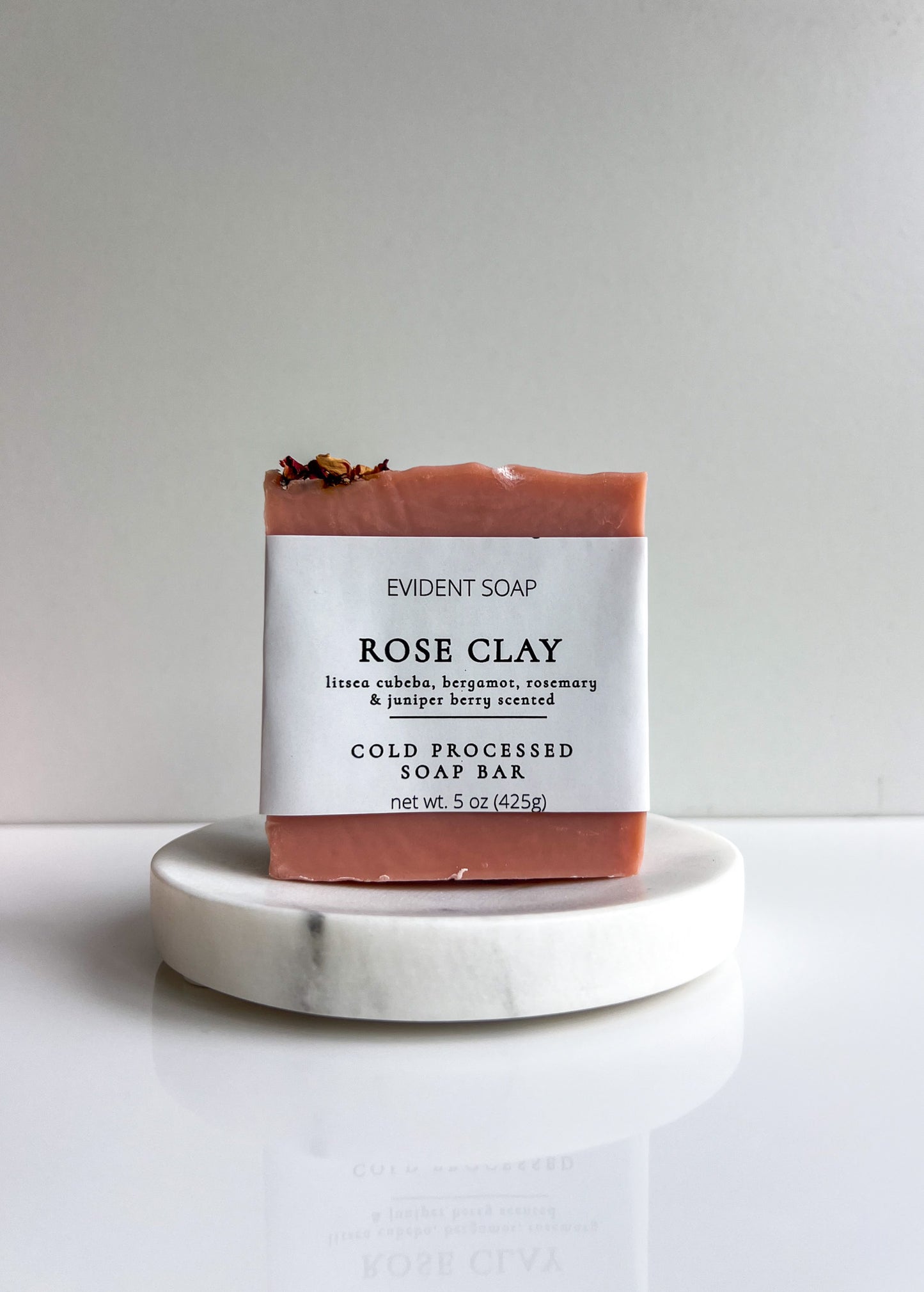 Rose Clay Soap - Evident Soap 