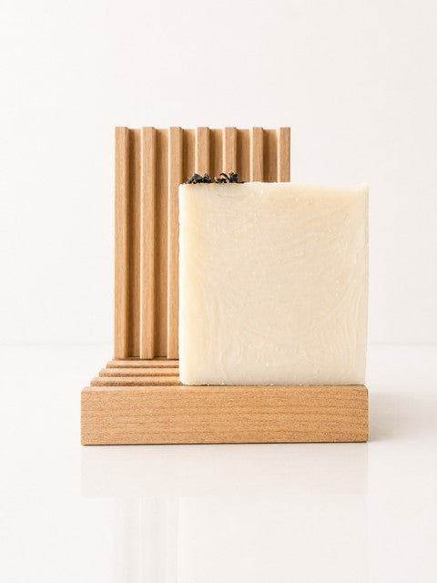 Handcrafted Alder Wood Soap Dish - Evident Soap 